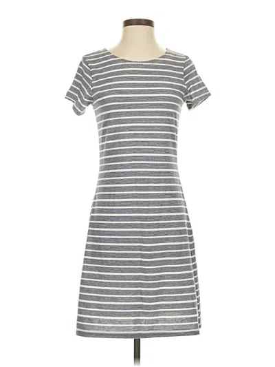 Pre-owned Sail To Sable Casual Dress In Gray