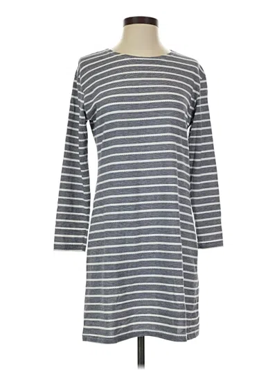Pre-owned Sail To Sable Casual Dress In Gray