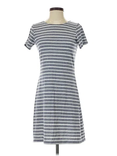 Pre-owned Sail To Sable Casual Dress In Gray