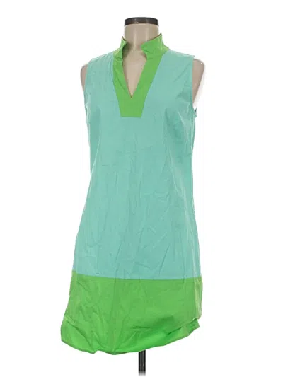 Pre-owned Sail To Sable Casual Dress In Green