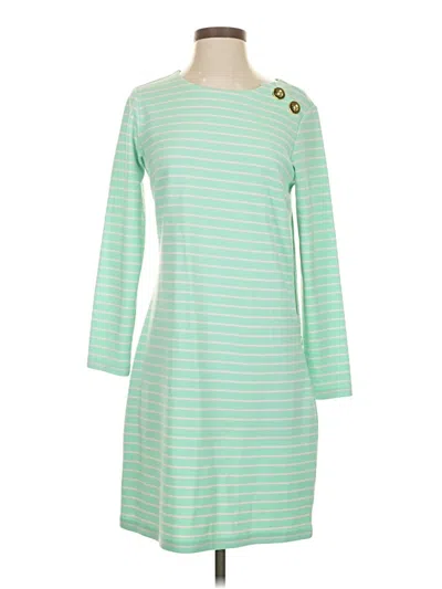 Pre-owned Sail To Sable Casual Dress In Green