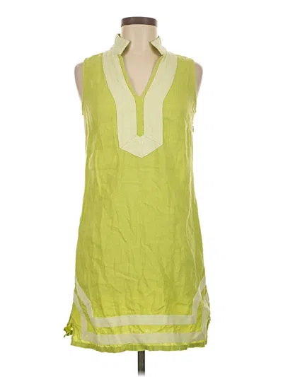 Pre-owned Sail To Sable Casual Dress In Green