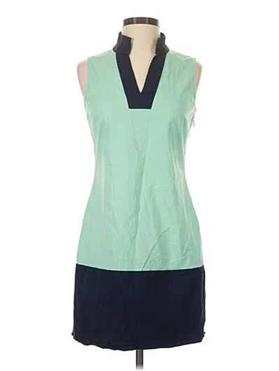 Pre-owned Sail To Sable Casual Dress In Green