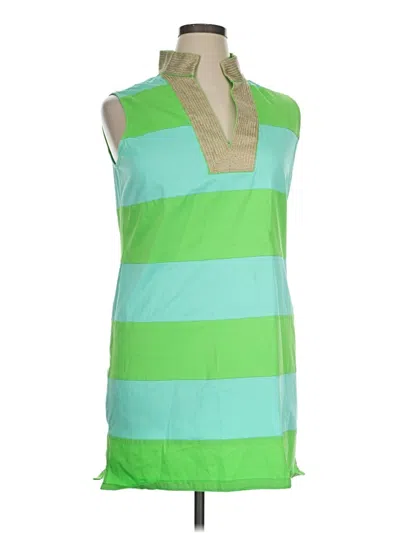 Pre-owned Sail To Sable Casual Dress In Green