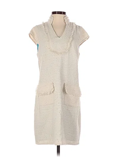 Pre-owned Sail To Sable Casual Dress In Ivory