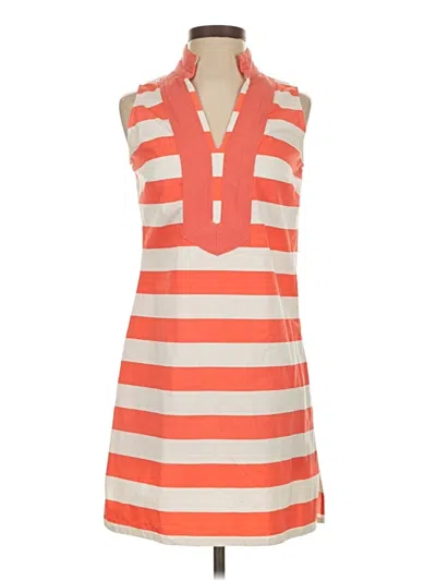 Pre-owned Sail To Sable Casual Dress In Orange