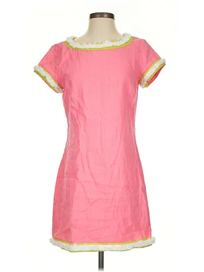 Pre-owned Sail To Sable Casual Dress In Pink
