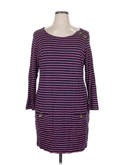 Pre-owned Sail To Sable Casual Dress In Purple