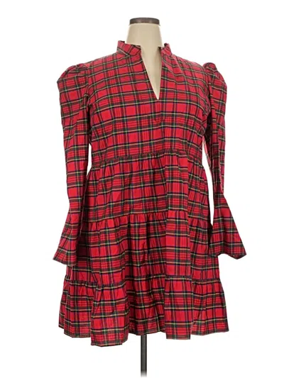 Pre-owned Sail To Sable Casual Dress In Red