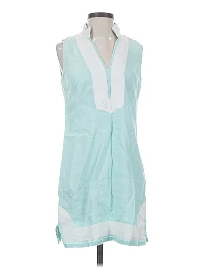 Pre-owned Sail To Sable Casual Dress In Teal