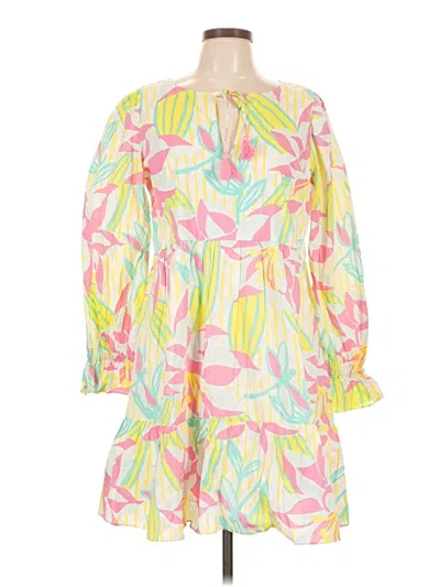 Pre-owned Sail To Sable Casual Dress In Yellow