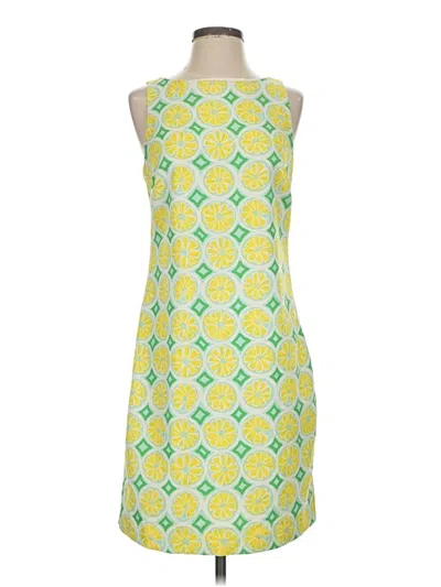 Pre-owned Sail To Sable Casual Dress In Yellow