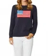 Sail To Sable Classic Flag Sweater In Navy In Blue