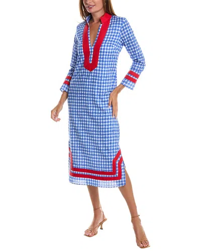 Sail To Sable Classic Maxi Tunic In Blue