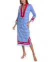 Sail To Sable Classic Maxi Tunic In Blue