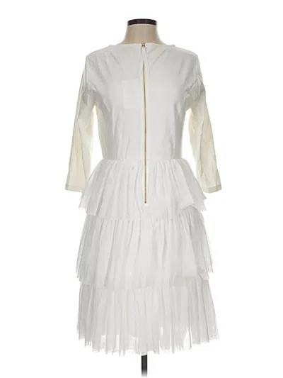 Pre-owned Sail To Sable Cocktail Dress In White