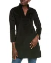 Sail To Sable Corduroy Tunic Dress In Black