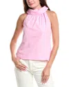 Sail To Sable Cowl Neck Top In Pink