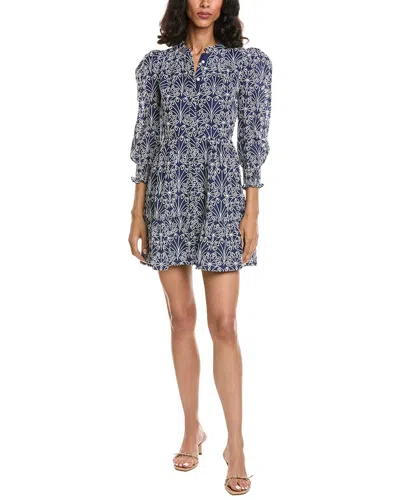 Sail To Sable Embroidered Mini Dress In Animal Print