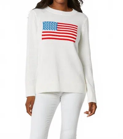 Sail To Sable Flag Sweater In White