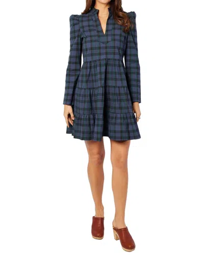 Sail To Sable Flare Dress In Blue