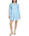 Sail To Sable Flare Tunic Dress In Blue