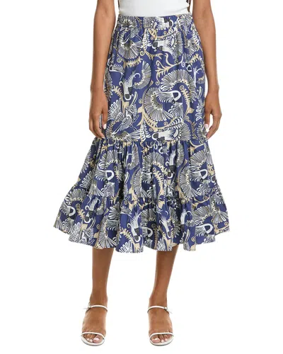 Sail To Sable Flounce Skirt In Multi
