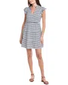 Sail To Sable Flutter Sleeve Flare Tunic In White