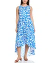Sail To Sable High-low Maxi Dress In Blue