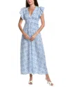 Sail To Sable Linen-blend Maxi Dress