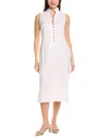 Sail To Sable Linen-blend Midi Tunic In Pink
