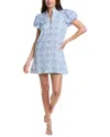 Sail To Sable Linen-blend Mini Dress