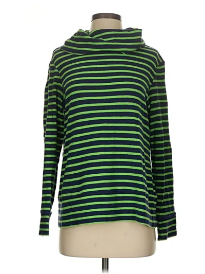 Pre-owned Sail To Sable Long Sleeve Turtleneck In Green