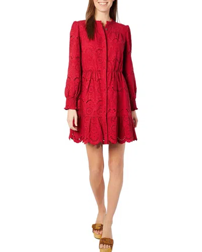 Sail To Sable Midi Dress In Red