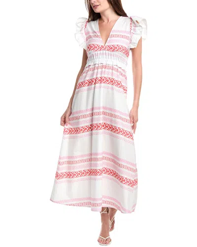 Sail To Sable Midi Dress In White