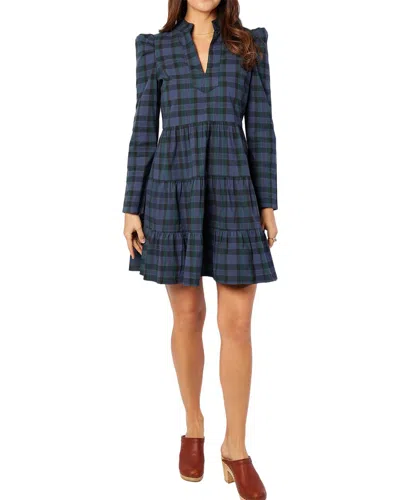 Sail To Sable Flare Dress In Blue