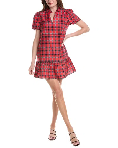 Sail To Sable Notch Neck Shirtdress In Multi
