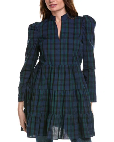 Sail To Sable Puff Sleeve Peplum Top In Green