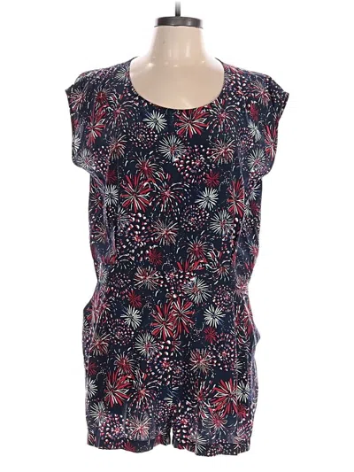 Pre-owned Sail To Sable Romper In Blue