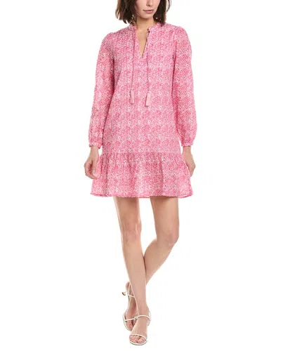 Sail To Sable Ruffle Hem Dress In Pink