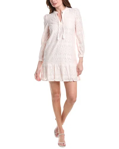Sail To Sable Ruffle Hem Shift Dress In Neutral