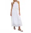 Sail To Sable Scalloped Tunic Top In White In White