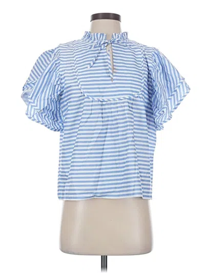 Pre-owned Sail To Sable Short Sleeve Polo Shirt In Blue