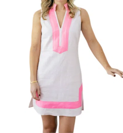 Sail To Sable Sleeveless Classic Tunic Top In Blush Blush In Multi