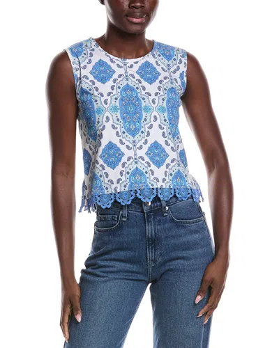 Sail To Sable Sleeveless Top In Blue
