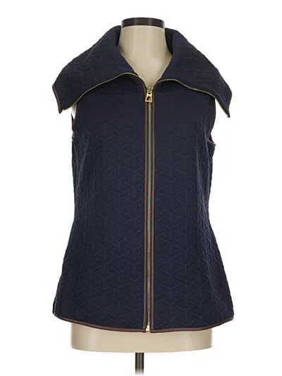 Pre-owned Sail To Sable Sleeveless Top Blue Halter Neckline Tops