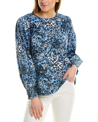 Sail To Sable Smocked Top In Multi