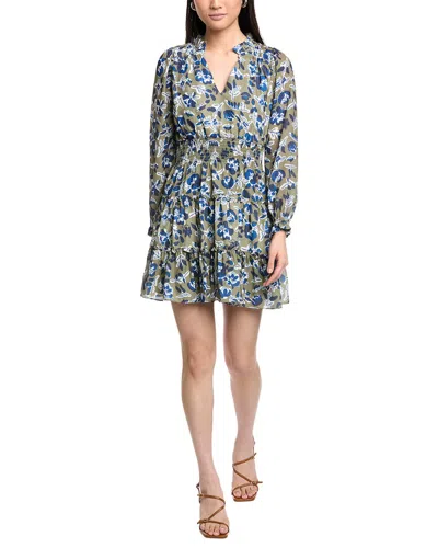 Sail To Sable Smocked Waist Mini Dress In Multi