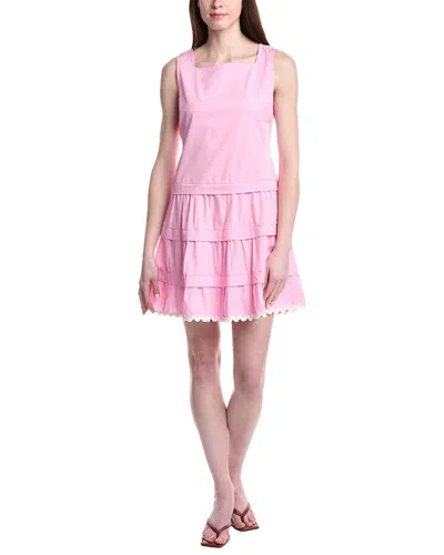 Sail To Sable Square Neck Dress In Pink