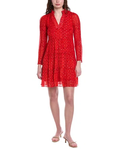 Sail To Sable Tunic Flare Dress In Red